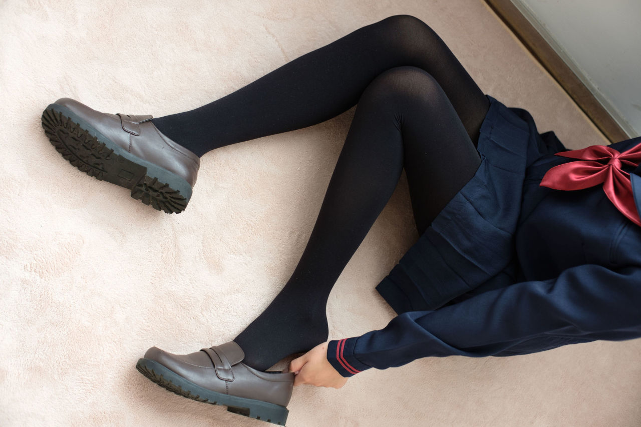 [森萝财团] BETA-024 JK黑丝少女 萝莉丝袜写真